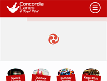 Tablet Screenshot of concordialanes.com